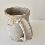 Ceramic pitcher signed Albert Breton Vezelay