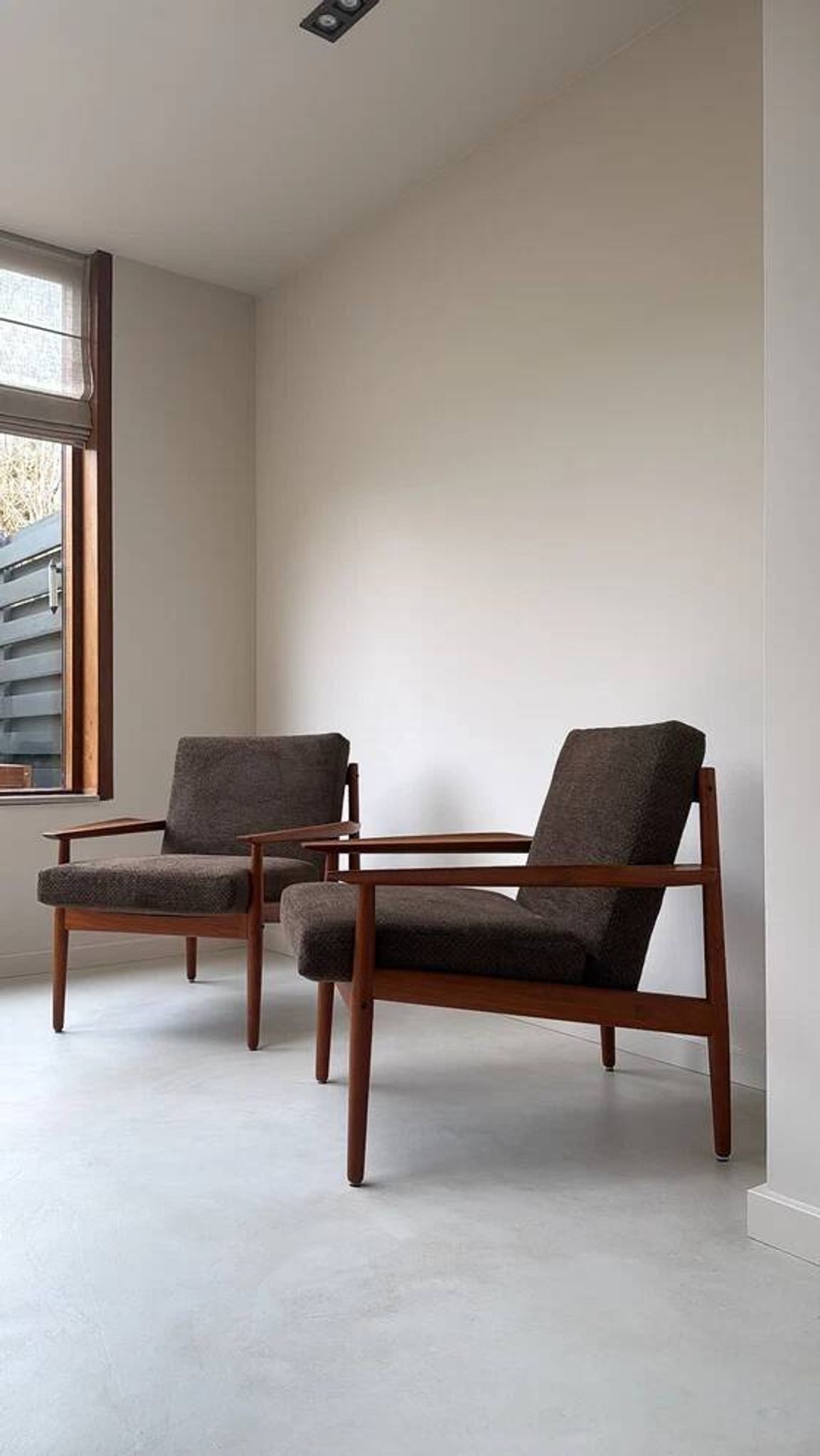 2 Vintage teak armchairs by Arne Vodder for Glostrup from Denmark