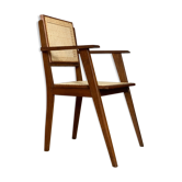 Vintage cannage armchair