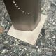 Vintage steel floor lamp luminous sculpture