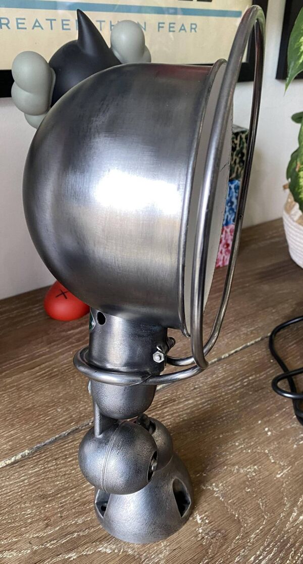 Lampe Applique Jieldé noir graphite industriel vintage 50