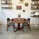 Round Extendable Table, Denmark 1960s/1970s, Mid-C, Vintage