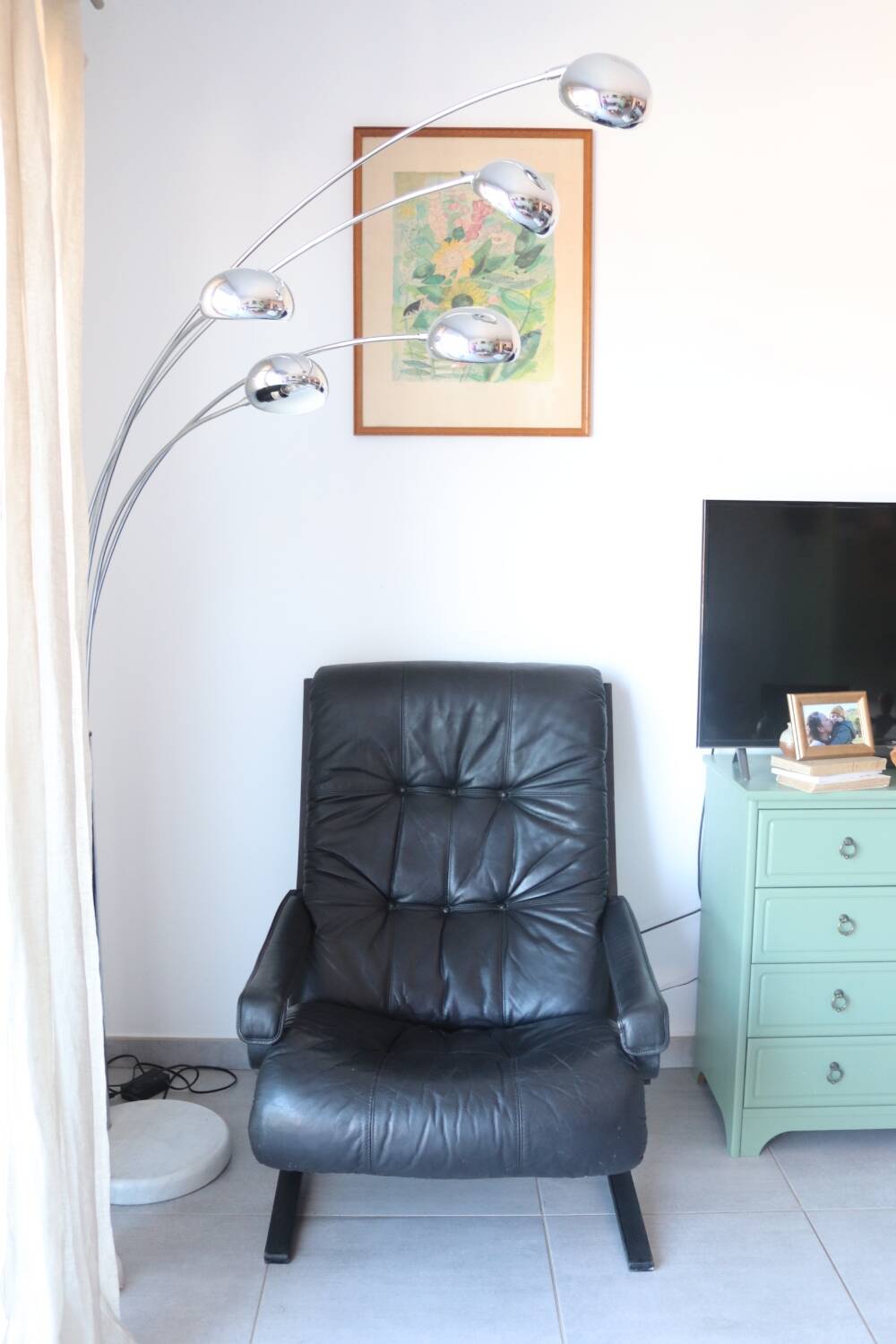 Siesta armchair Westnofa ingmar relling vintage black leather