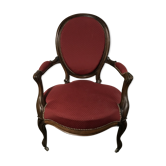 Fauteuil siège Louis Philippe 1900
