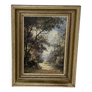 Huile sur toile signée