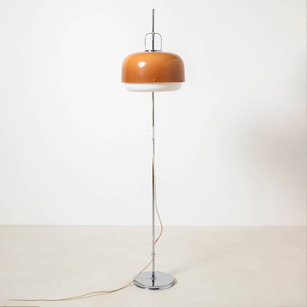 Lampe de sol Medusa de l'ère spatiale par Luigi Massoni pour Meblo, Yougoslavie, années 1970.