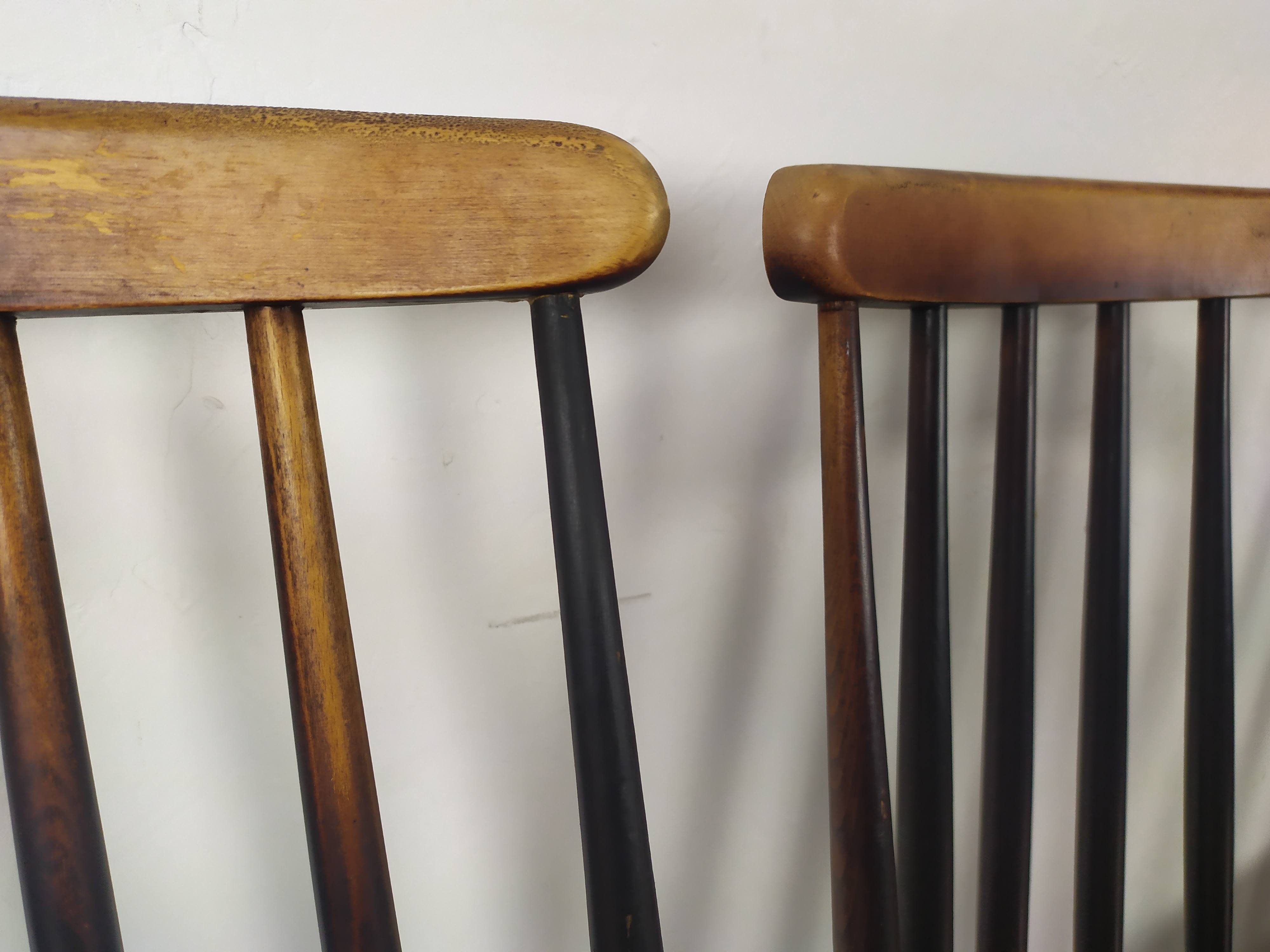 6 Scandinavian chairs