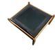 Eric Merthen Vintage Black Swedish Pouf / Footstool