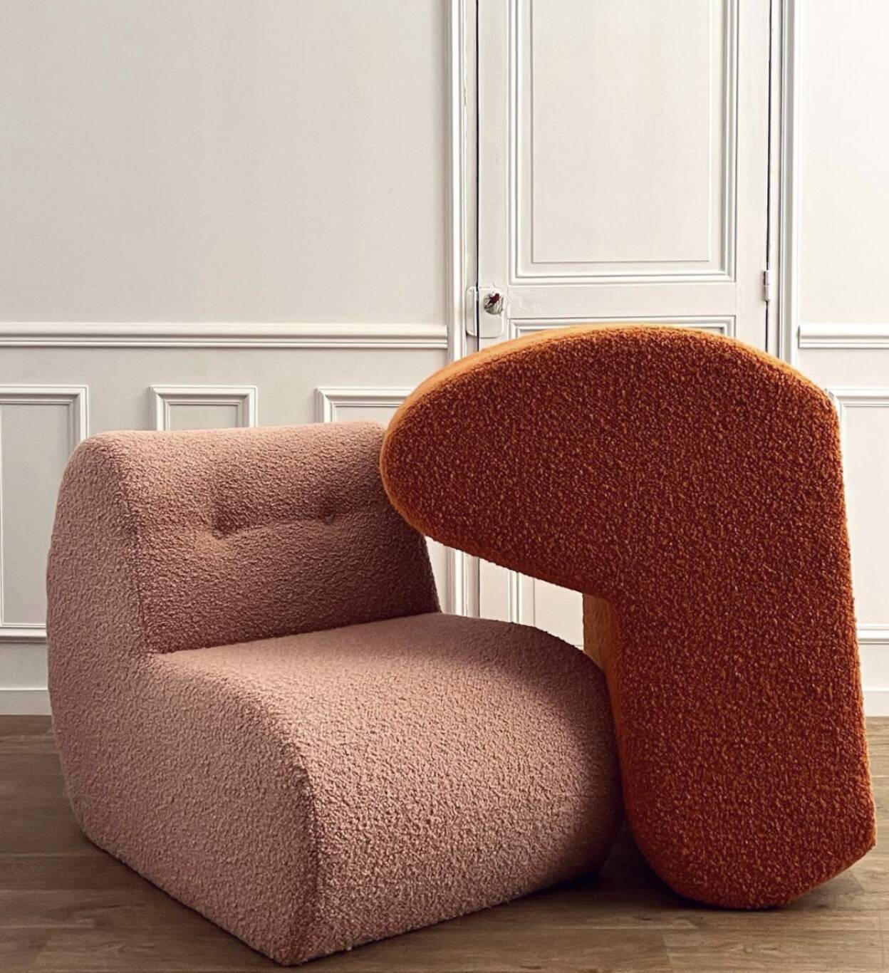 Chauffeuse rose ou orange