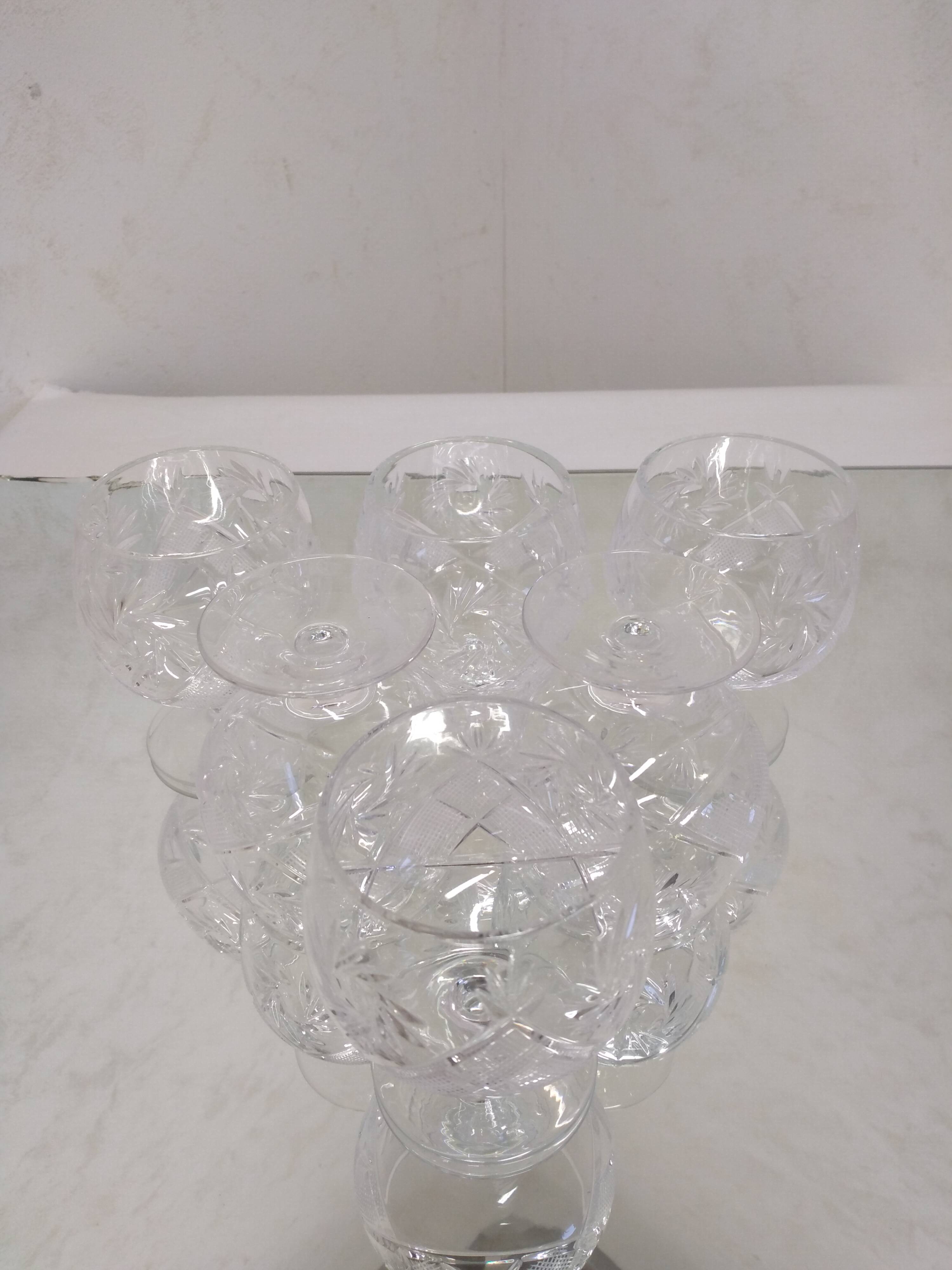 HEMAH cut crystal cognac glass