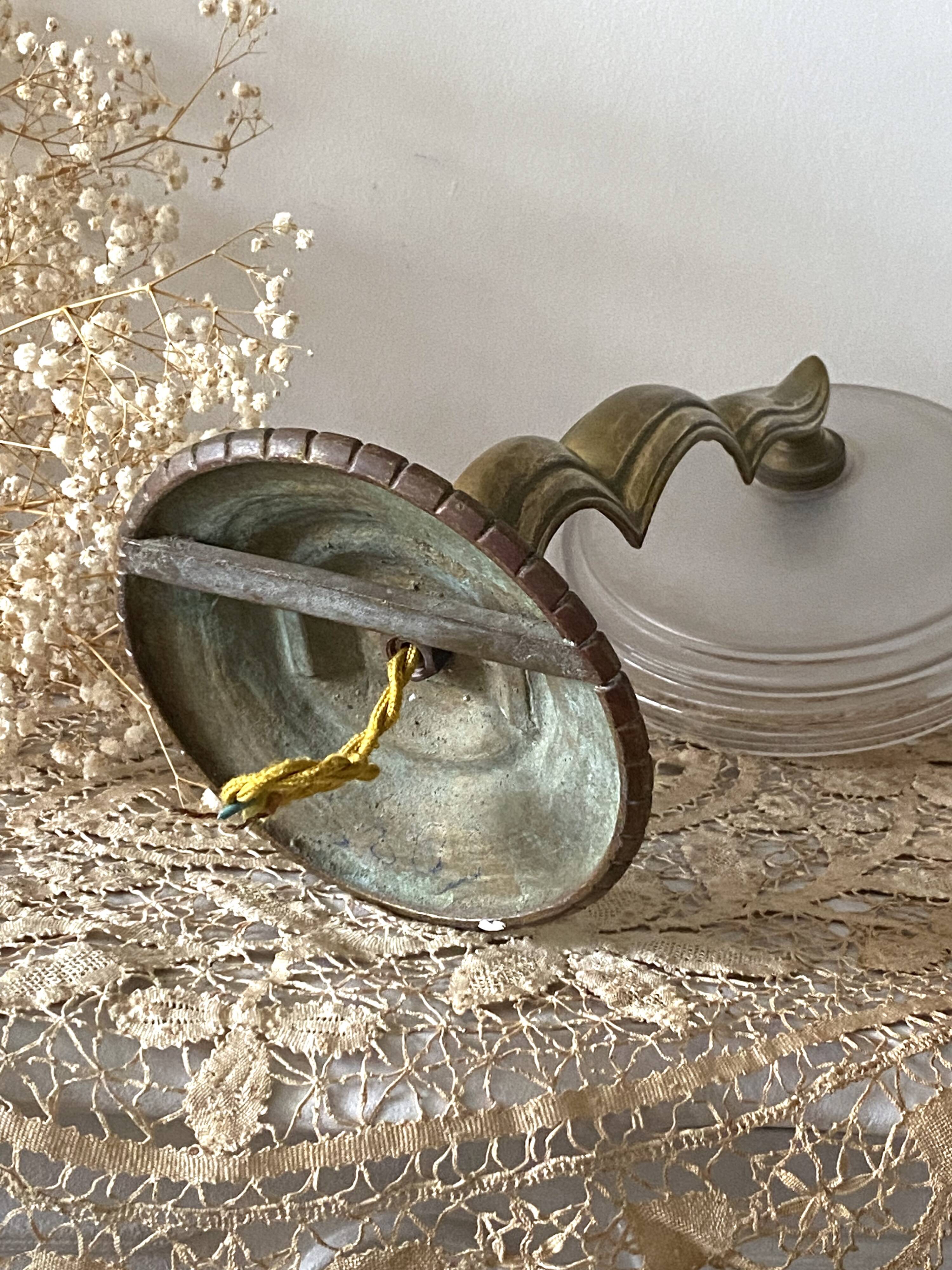 1930s bronze wall light