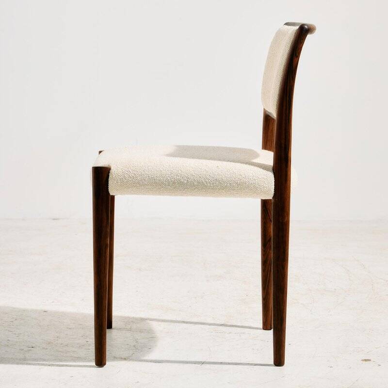 Chaises de salle à manger en palissandre modèle 80 par Niels O. Møller pour J.L. Møllers Møbelfabrik, années 1960, ensemble de 2