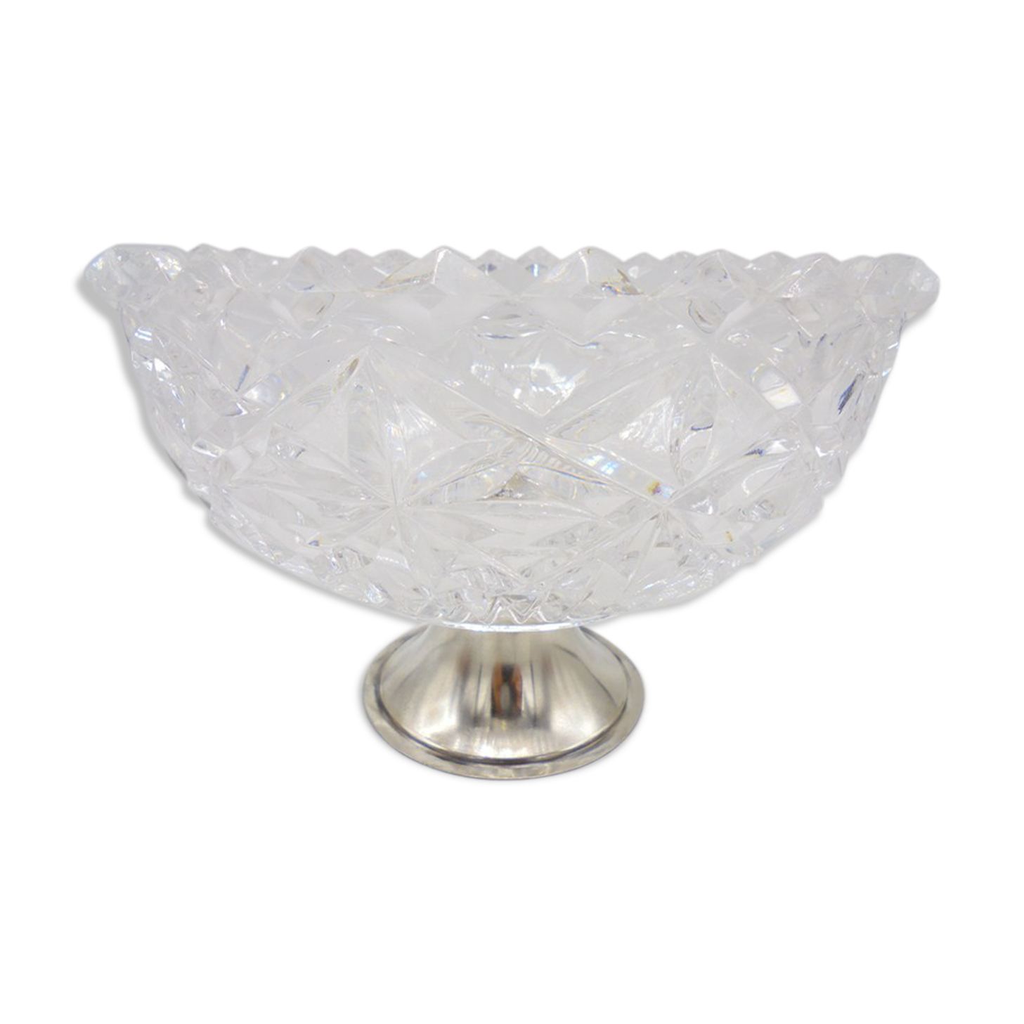 Crystal fruit bowl