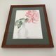 Watercolor rose and soliflore