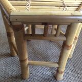 Bamboo side table