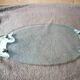Serving plate for salmon fish dish silver plate and thick glass tray
