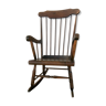 Rocking chair fauteuil bois 1960