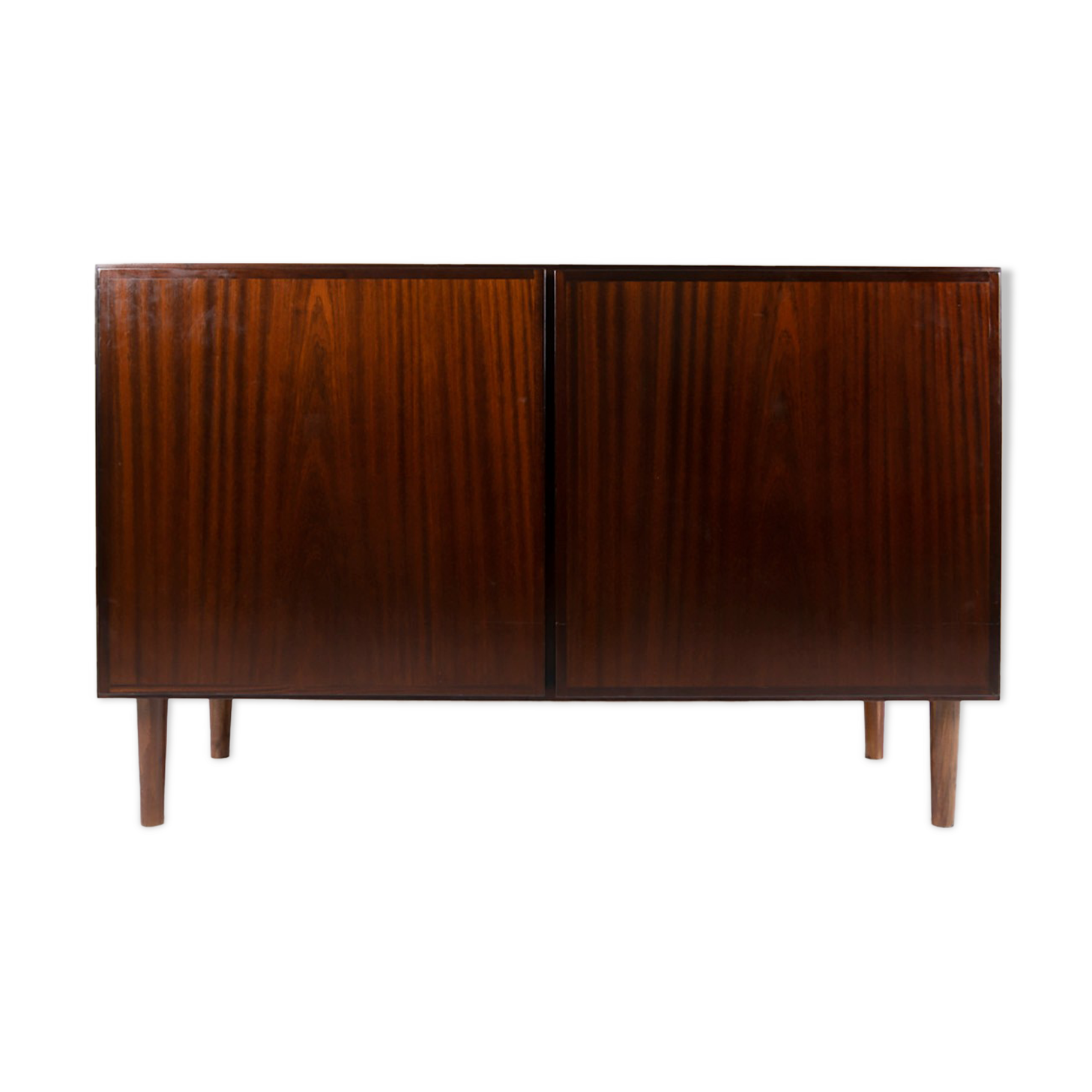 Omann Jun Rosewood sideboard, credenza with drawers section, Denmark, 1960s