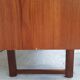 Vtg mid century teak turnidge wall shelving unit room divide Danish design