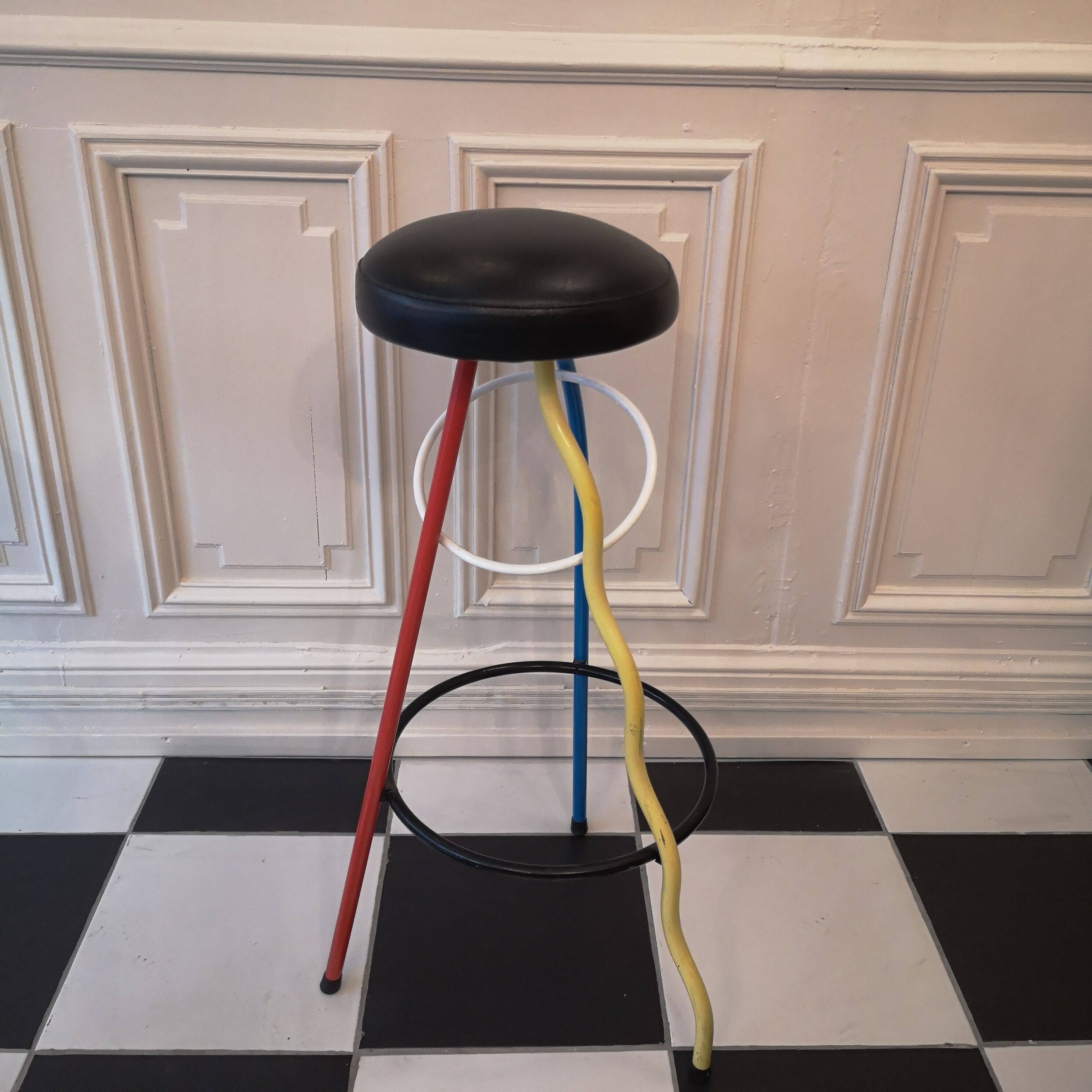 Javier Mariscal pair of stools "duplex"