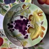 Barbotine dessert plates