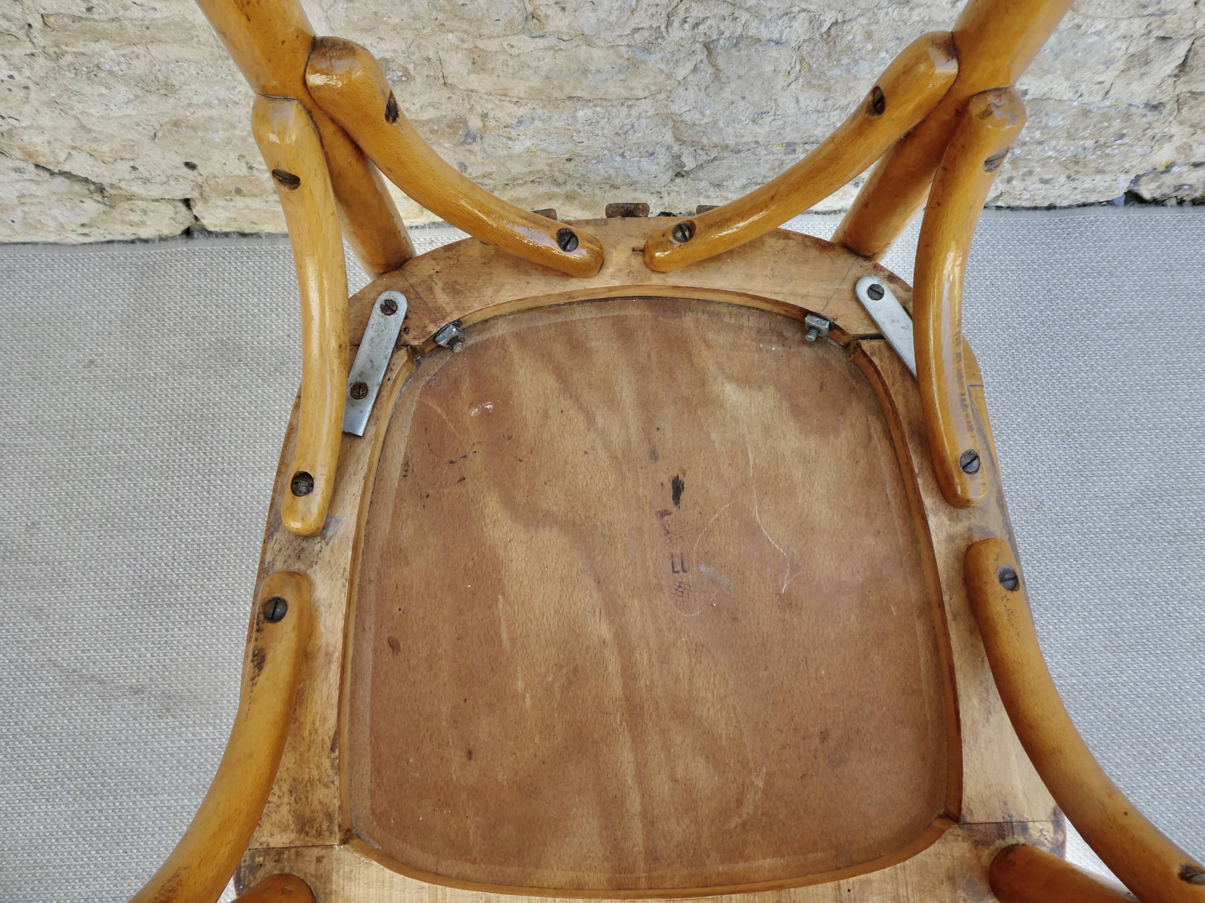 Pair of bistro chairs Luterma, 50s