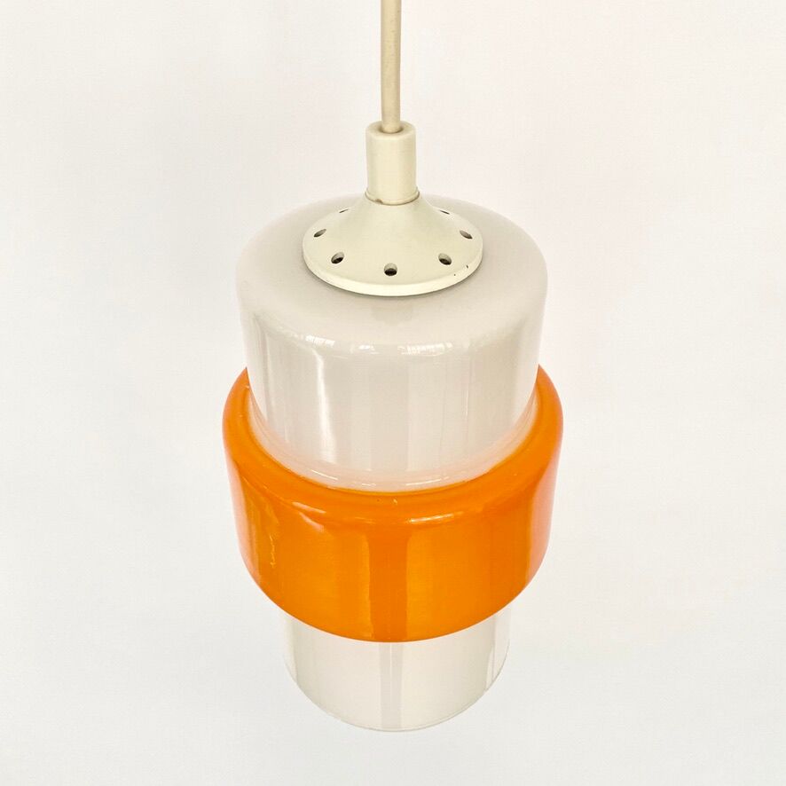 Vintage opaline pendant lamp 70
