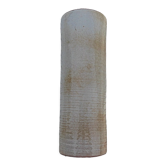 Enamelled ceramic roller vase