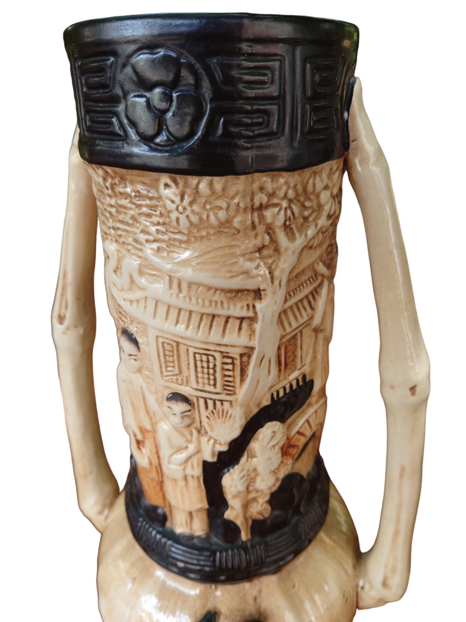 Vase en poterie d'art Bretby