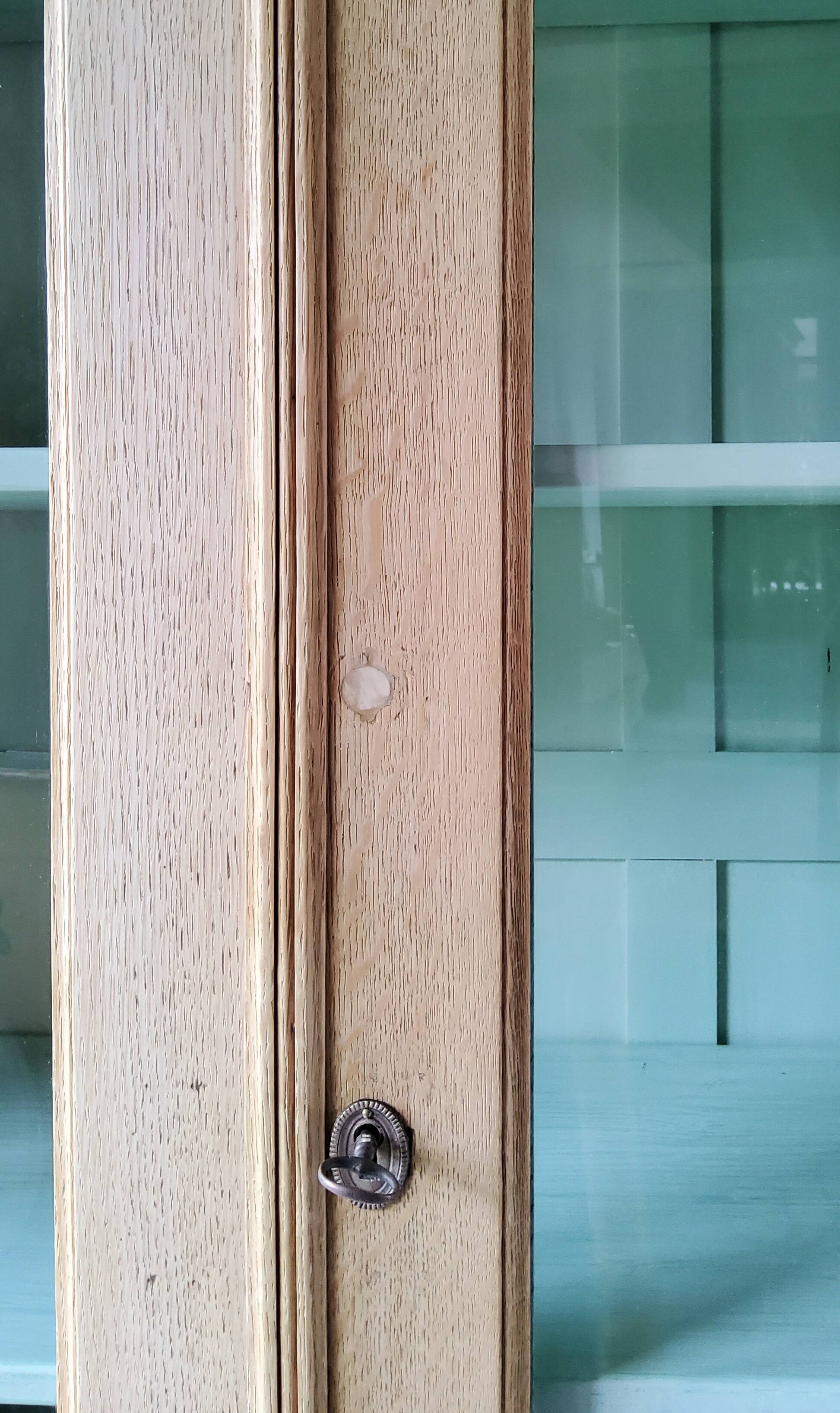 Antique school bookcase