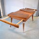 Extendable dining table circa 1950