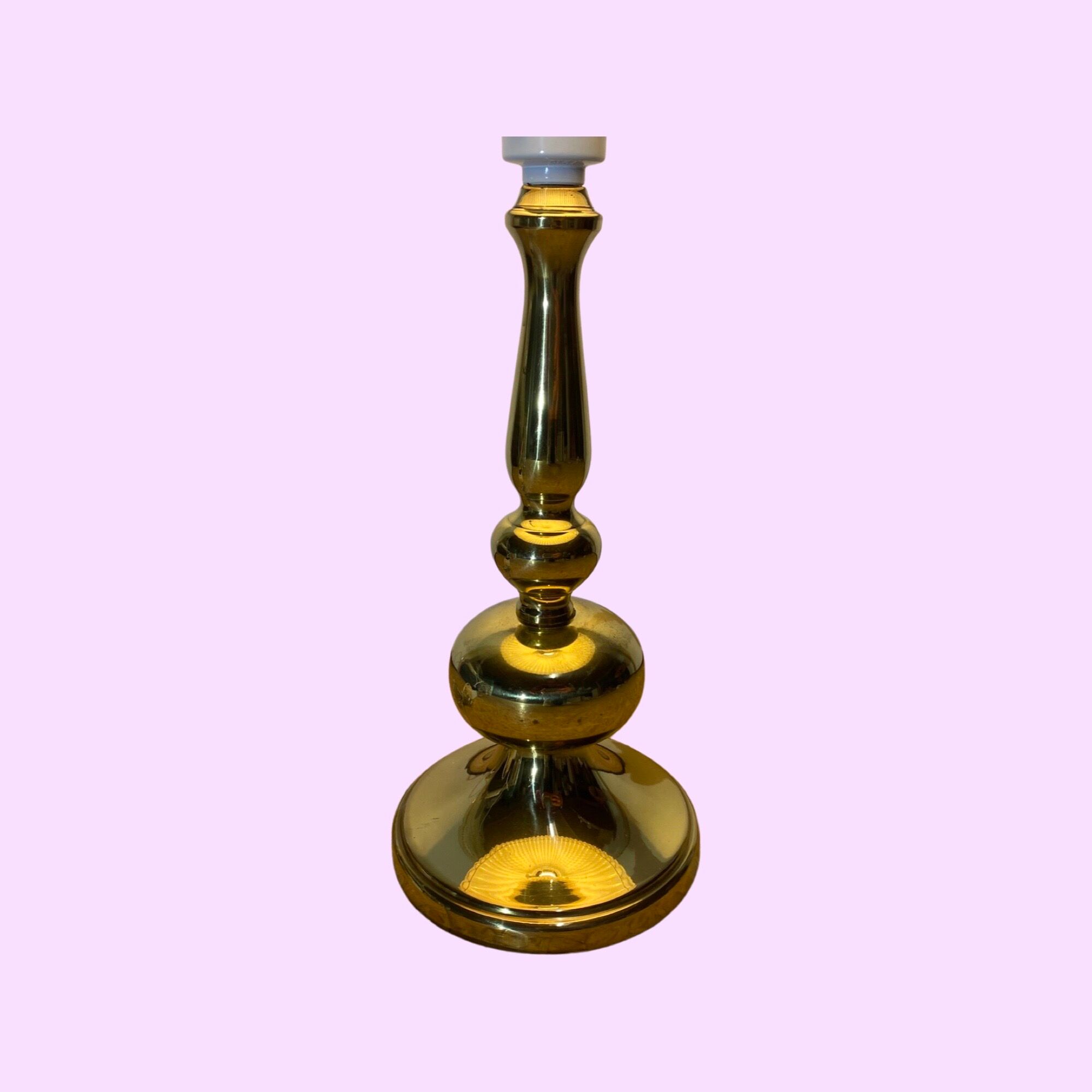 Brass danish design table lamp