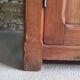 Small cabinet made of raw wood