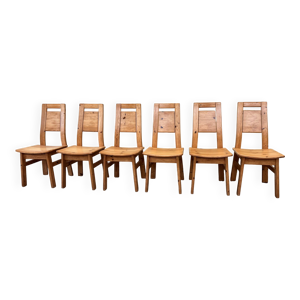 ensemble de six chaises