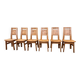 Set of six vintage pine chairs by Tapiovaara