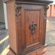 Wall-mounted or freestanding accent furniture, carved solid wood, chalet decor...