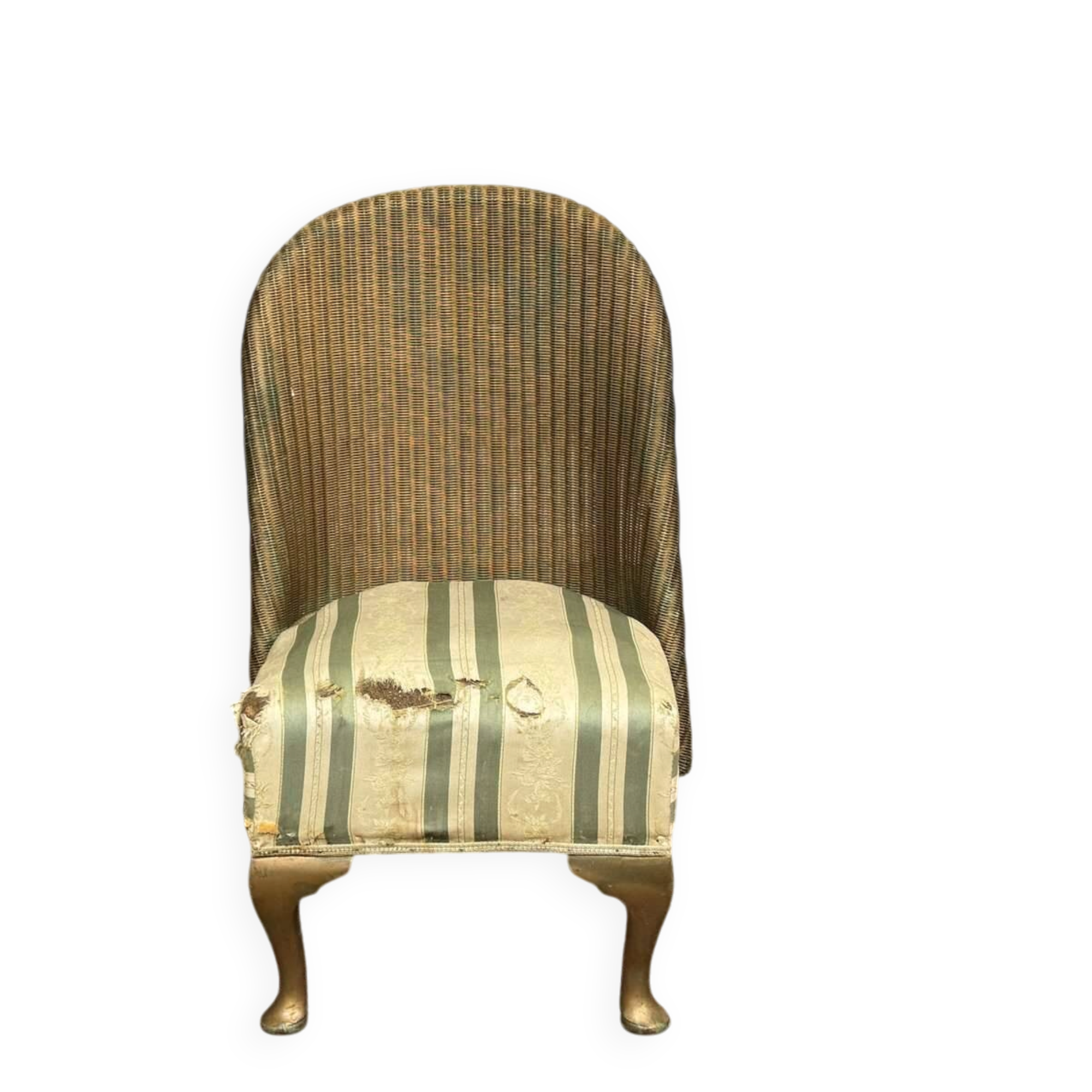 Chauffeuse anglaise de la maison LLOYD LOOM des années 1930