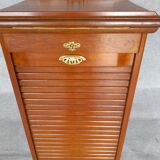 Filing cabinet with curtain and art nouveau desk