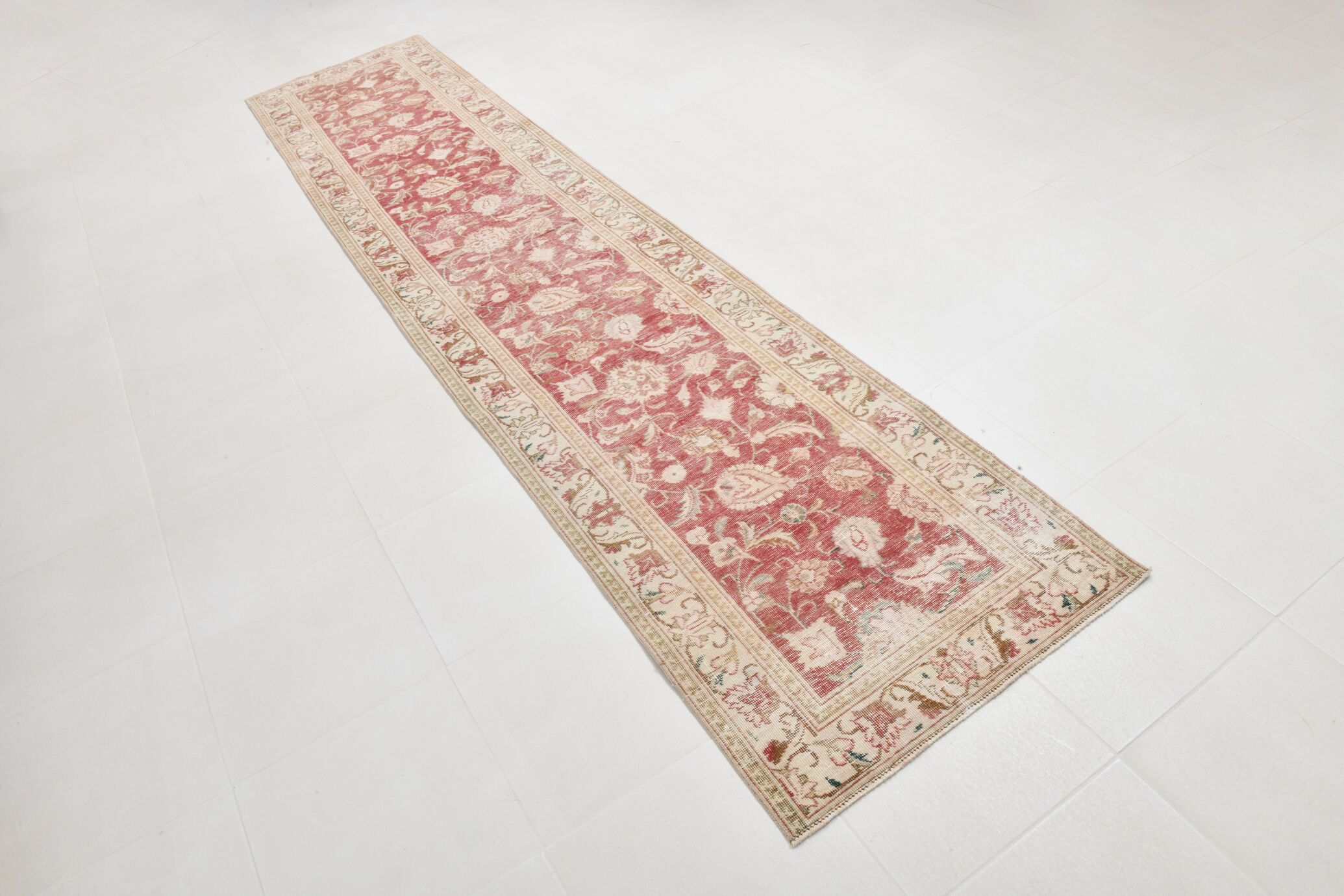 Tapis ancien 60s persan runner, 82x376cm