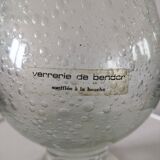 Bubble glass vase Bendor glassware