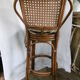 Rattan bar top stool