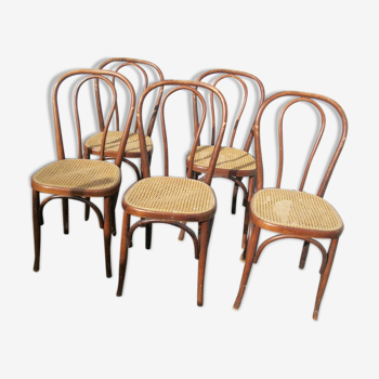 Set of 5 bistrot chairs