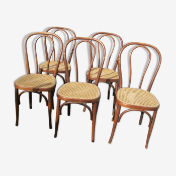 Lot de 5 chaises bistrot