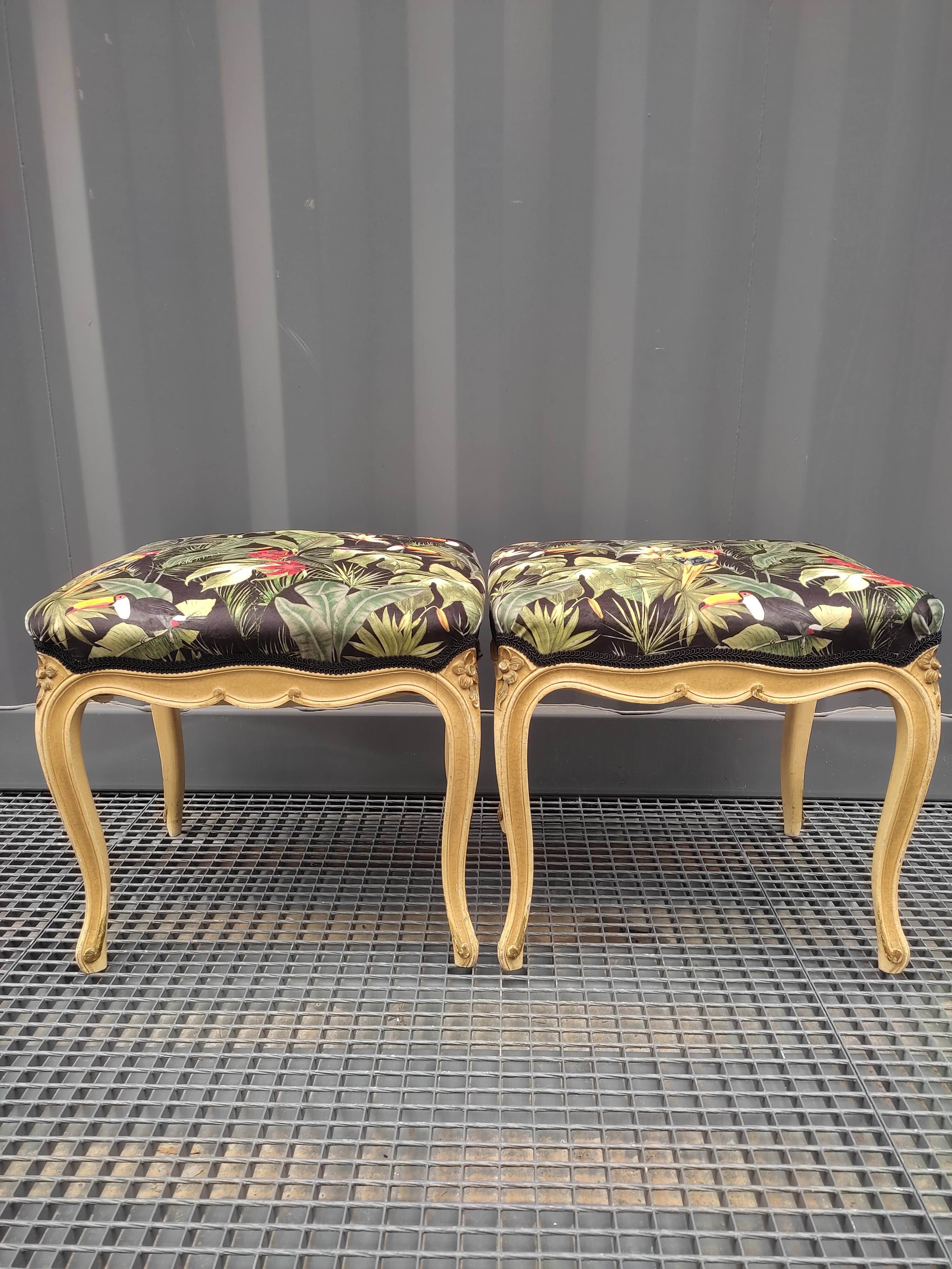 Pair of antique stools