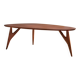 Ted dining table in solid mahogany 240 cm – greyge