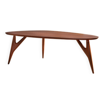 Table à manger ted en acajou massif 240 cm – greyge