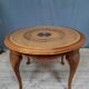 Table basse plateau canné