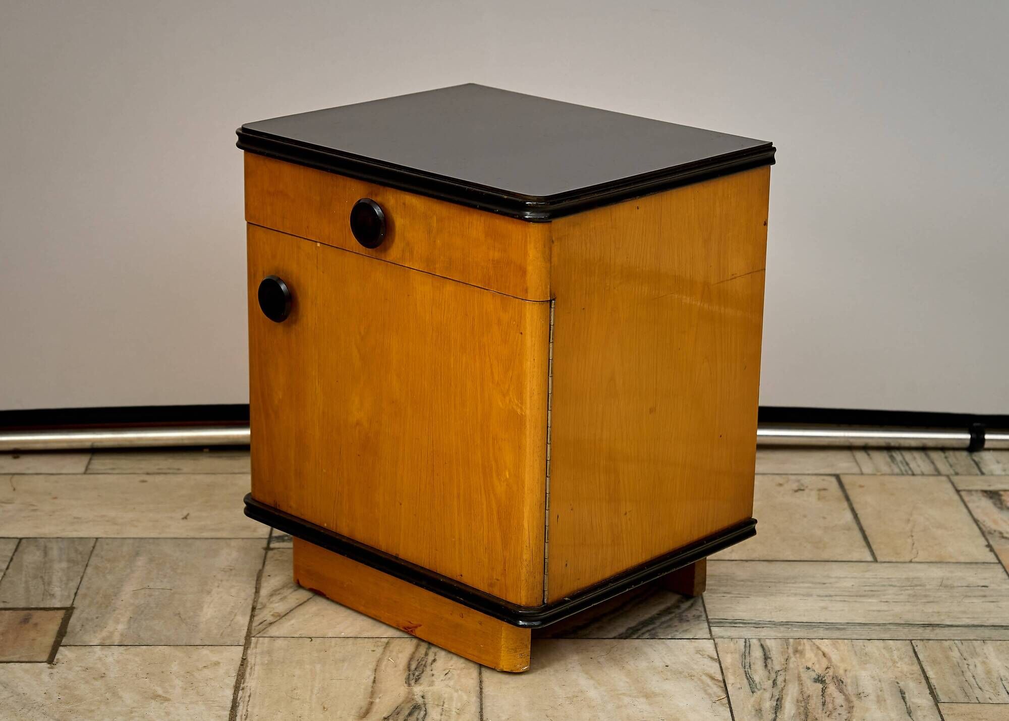 Mid-Century Nightstand by Jindrich Halabala for UP-Zavody