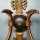 Pair of Empire eagle's head sconces in Palmettes 1900/1920