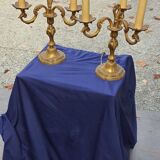 Bronze candelabras